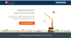 Desktop Screenshot of impressure.com
